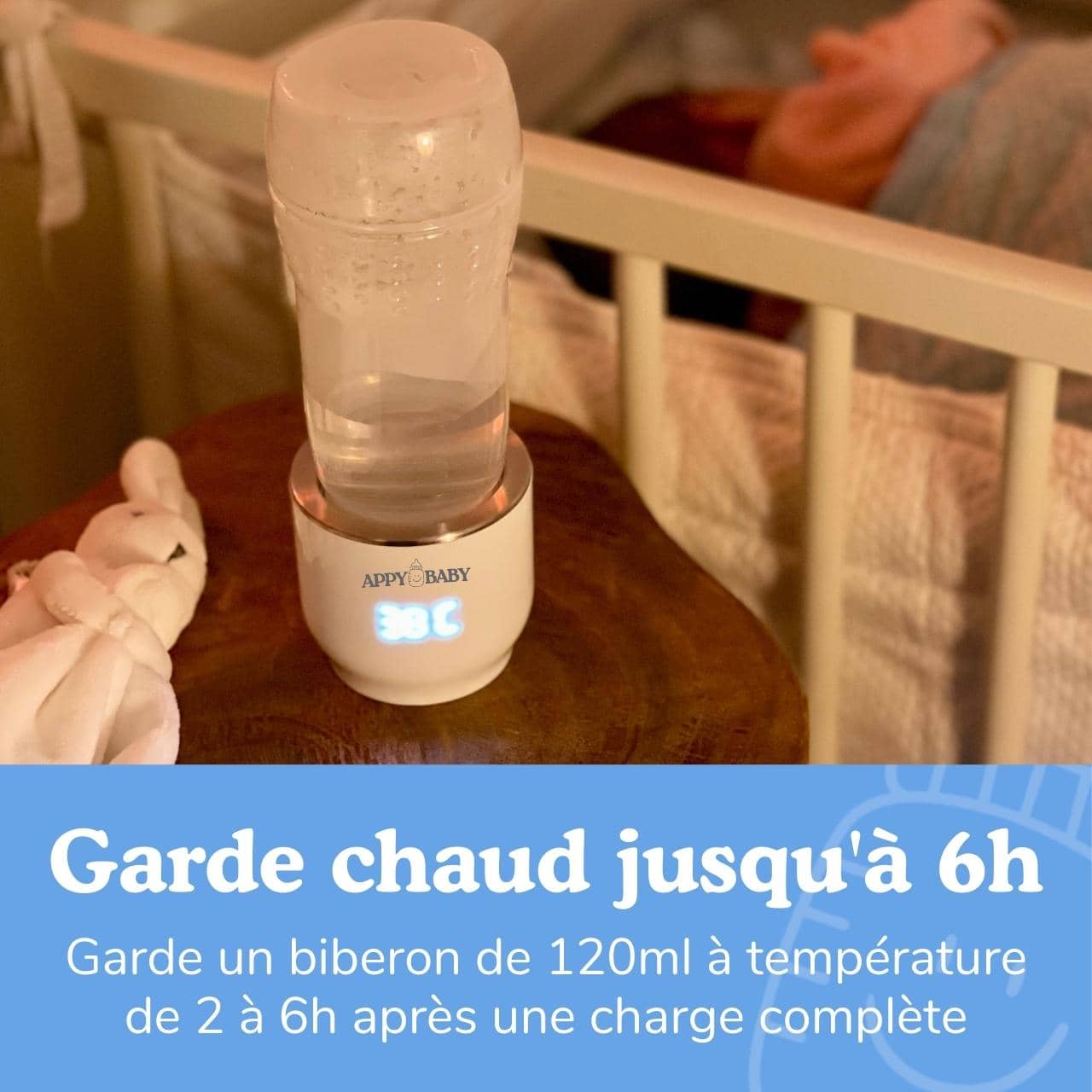 GO™ Chauffe-Biberon Portable - Nourrir bébé facilement, n'importe où,  n'importe quand ! – AppyBaby